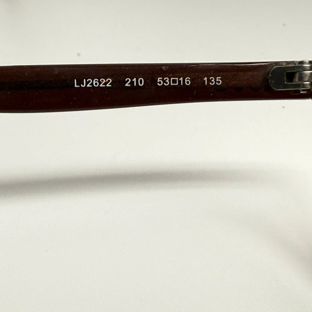 Liu Jo LJ2622 210 Dark Brown Rectangular Eyeglass Frames 53-16-135